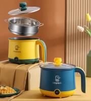 1.8L Electric Cooking Pot Stainless Steel Mini Rice Cooker| 600Watt